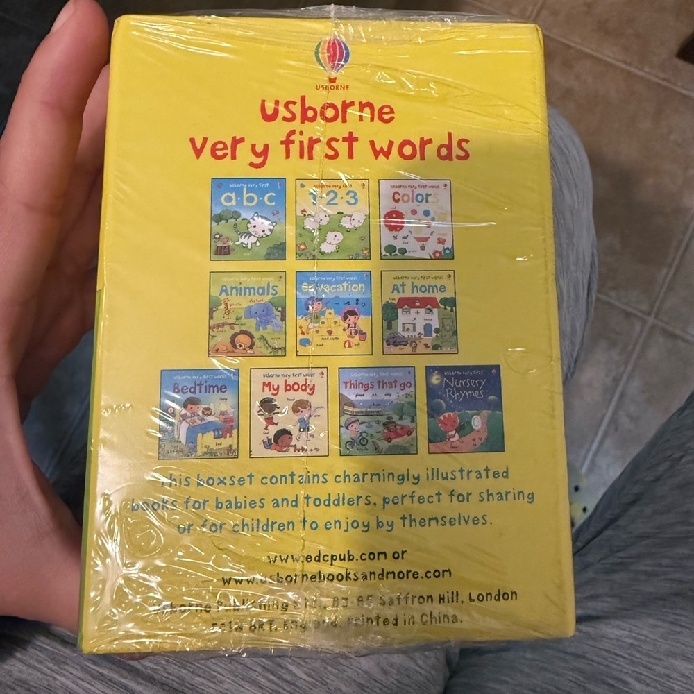 Born Usborne First Words Book Set - Learning Collection - Picture 7 of 9